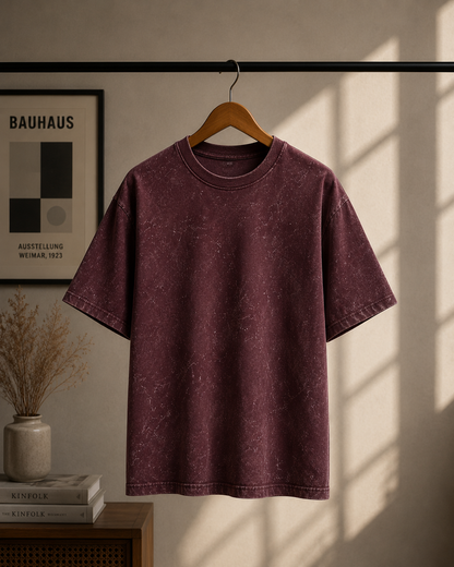 Zavrox Acid Washed Oversized Tee