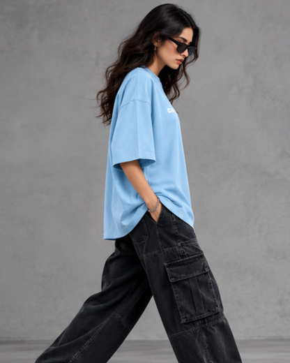 Women Cancelled Terry Oversized Tee