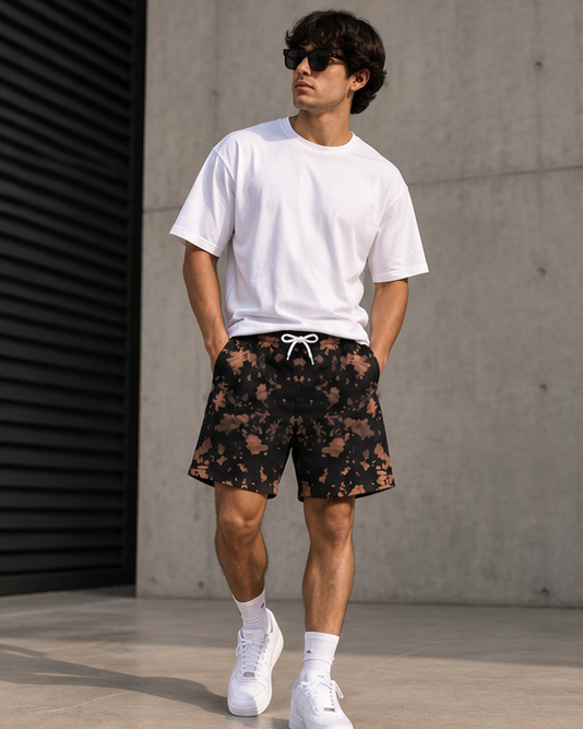 Zavrox Tie Dye Shorts |  Streetwear | 260 GSM Cotton