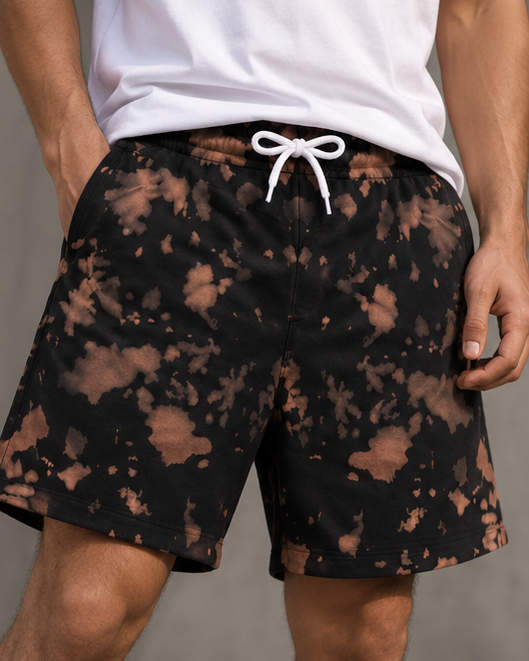 Zavrox Tie Dye Shorts |  Streetwear | 260 GSM Cotton