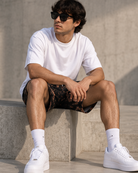 Zavrox Tie Dye Shorts |  Streetwear | 260 GSM Cotton