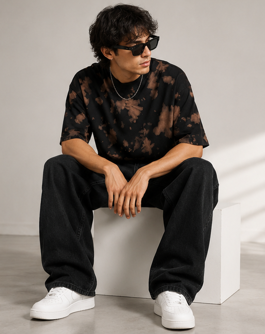 Zavrox Tie Dye Oversized T-Shirt