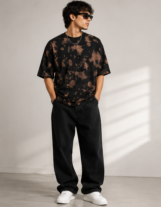 Zavrox Tie Dye Oversized T-Shirt