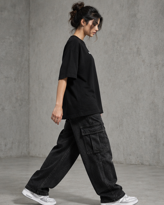 Women Cancelled Terry Oversized Tee