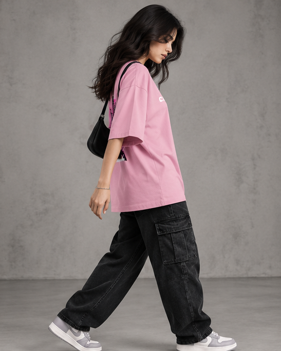 Women Cancelled Terry Oversized Tee