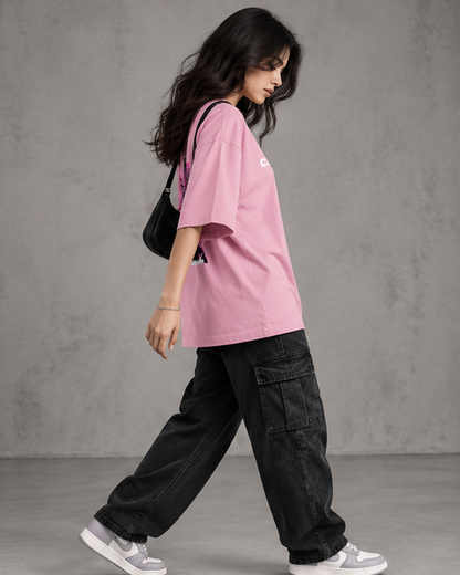 Women Cancelled Terry Oversized Tee