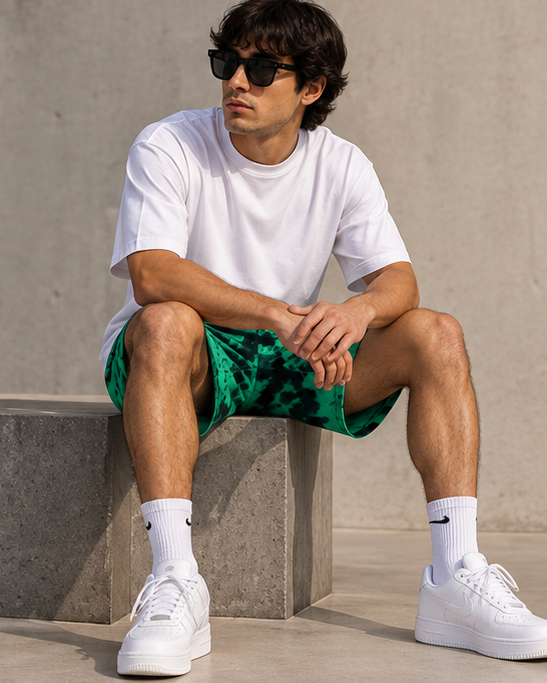 Zavrox Tie Dye Shorts |  Streetwear | 260 GSM Cotton