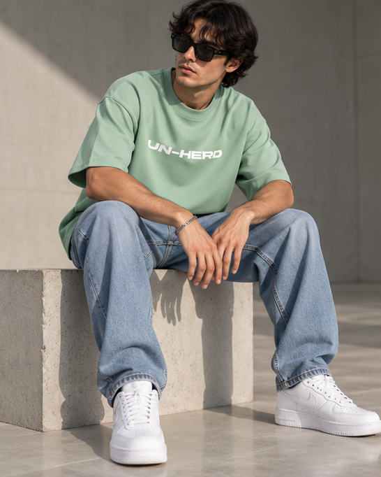 Zavrox Unherd Terry Oversized Tee | 260 GSM | Drop Shoulder