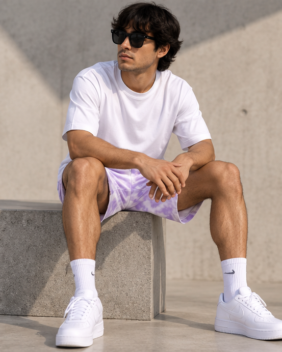 Zavrox Tie Dye Shorts |  Streetwear | 260 GSM Cotton