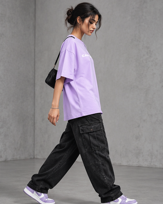 Women Cancelled Terry Oversized Tee