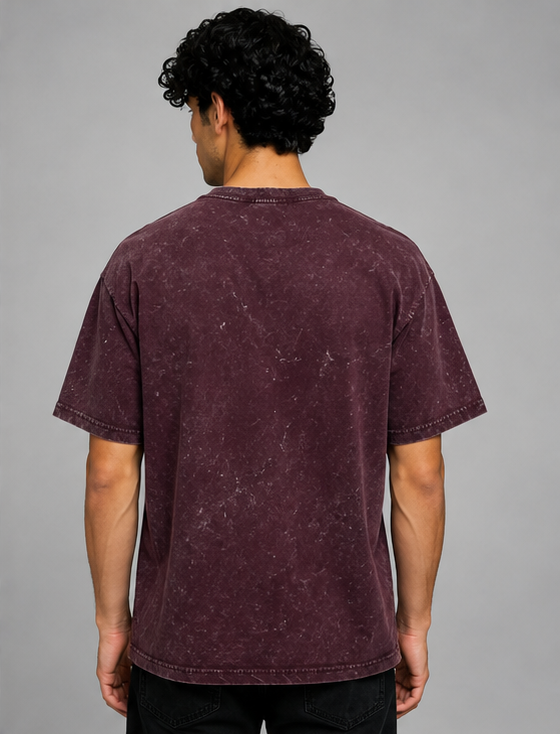 Zavrox Acid Washed Oversized Tee