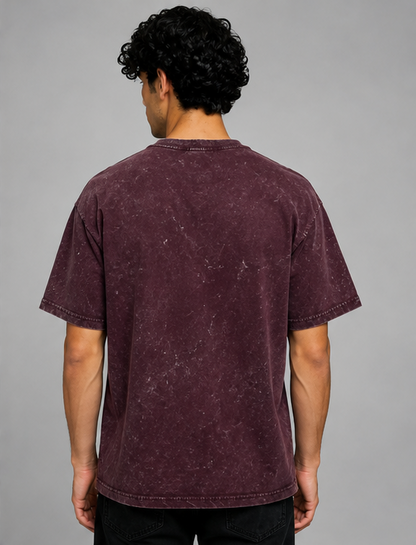 Zavrox Acid Washed Oversized Tee