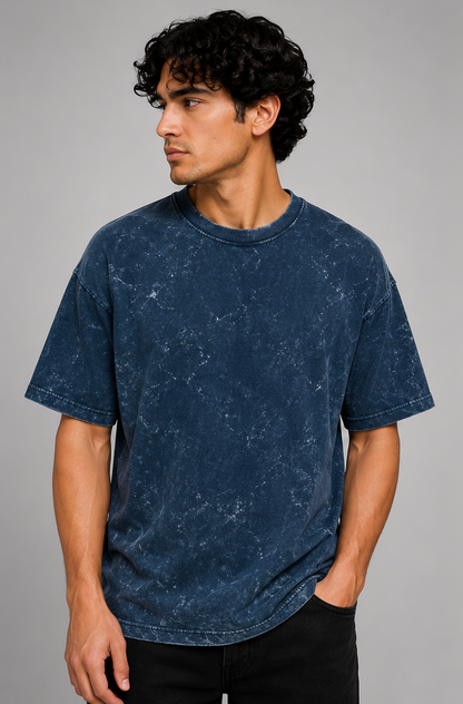 Zavrox Acid Washed Oversized Tee