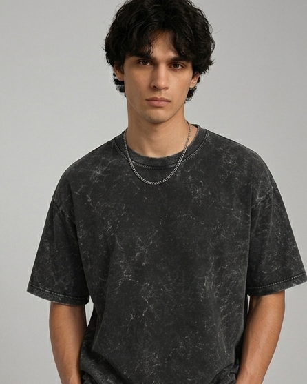 Zavrox Acid Washed Oversized Tee