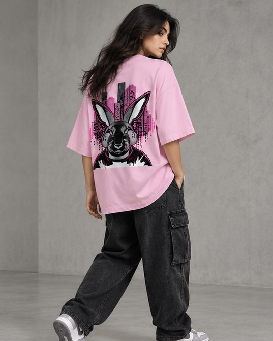 Women Cancelled Terry Oversized Tee