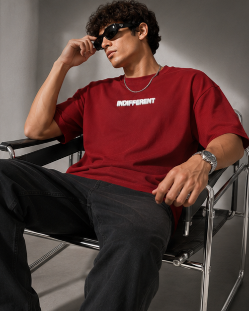 Zavrox Indifferent Terry Oversized Tee | 260 GSM
