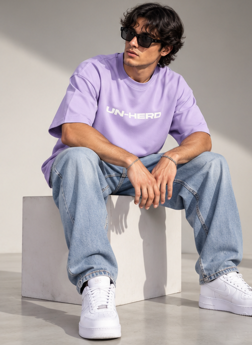 Zavrox Unherd Terry Oversized Tee | 260 GSM | Drop Shoulder
