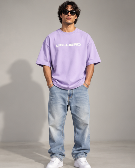 Zavrox Unherd Terry Oversized Tee | 260 GSM | Drop Shoulder
