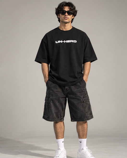 Zavrox Unherd Terry Oversized Tee | 260 GSM | Drop Shoulder