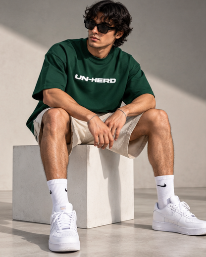 Zavrox Unherd Terry Oversized Tee | 260 GSM | Drop Shoulder