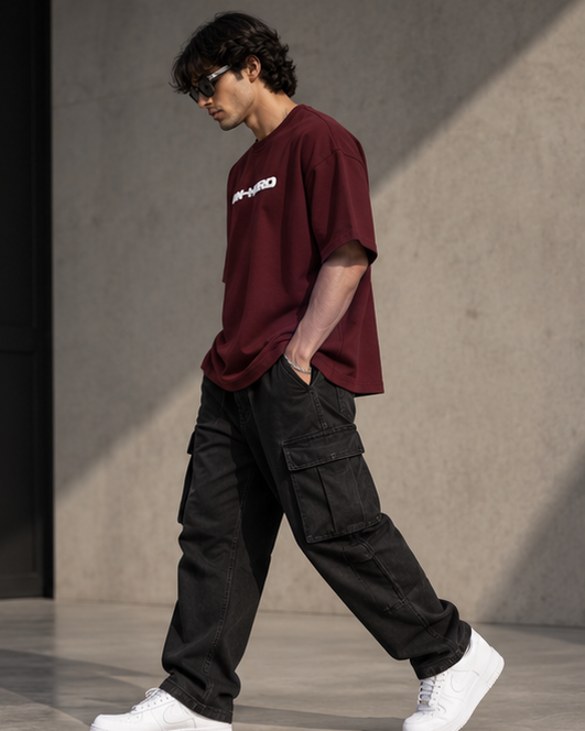 Zavrox Unherd Terry Oversized Tee | 260 GSM | Drop Shoulder