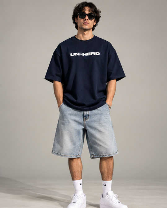 Zavrox Unherd Terry Oversized Tee | 260 GSM | Drop Shoulder
