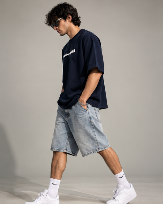 Zavrox Unherd Terry Oversized Tee | 260 GSM | Drop Shoulder