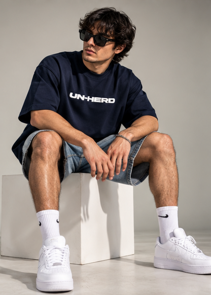 Zavrox Unherd Terry Oversized Tee | 260 GSM | Drop Shoulder