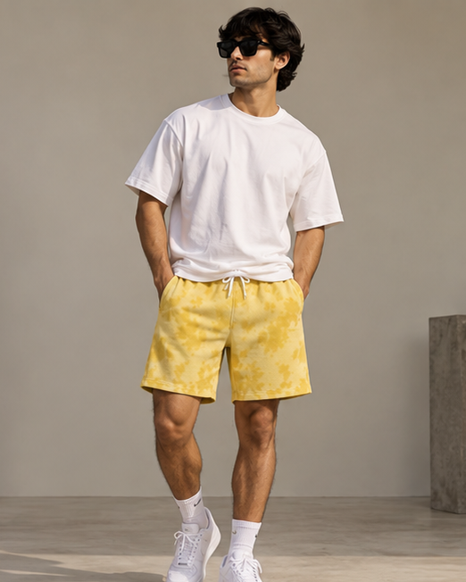 Zavrox Tie Dye Shorts |  Streetwear | 260 GSM Cotton